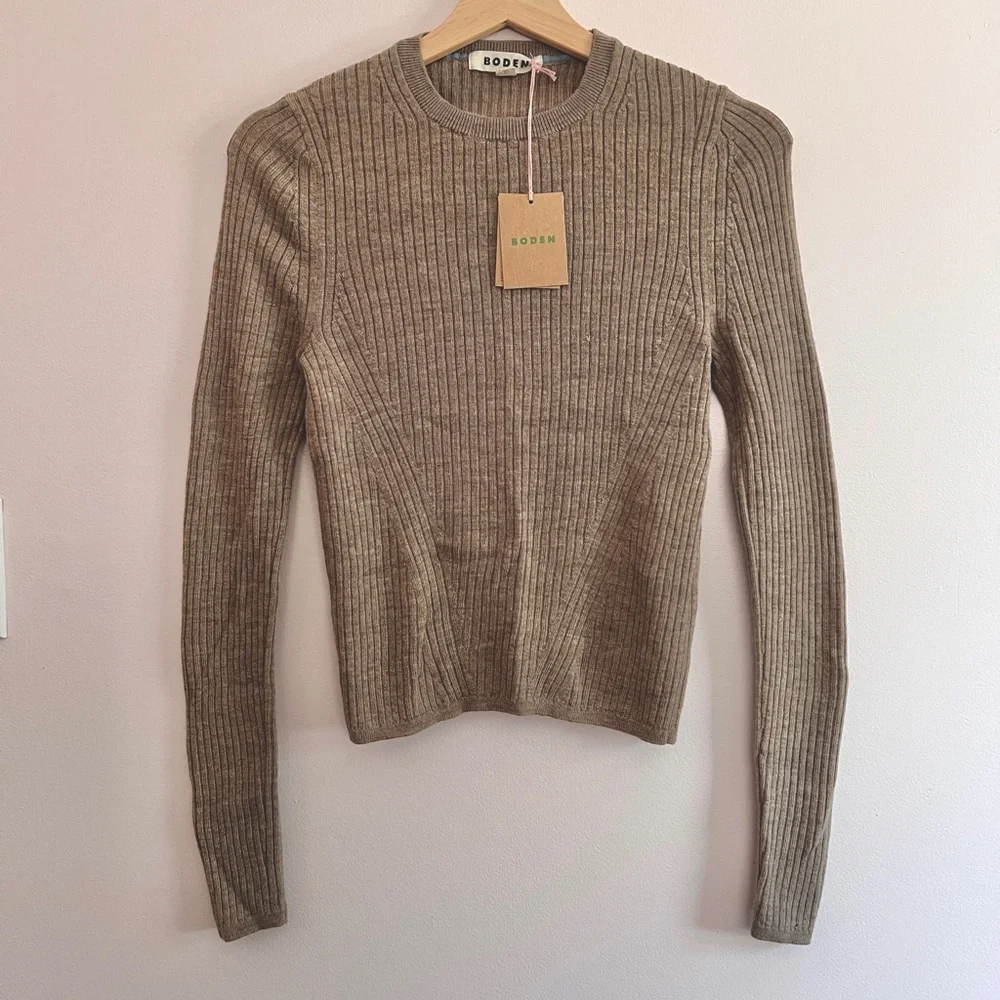 NWT Boden Ribbed Merino Sweater - Picture 6 of 10